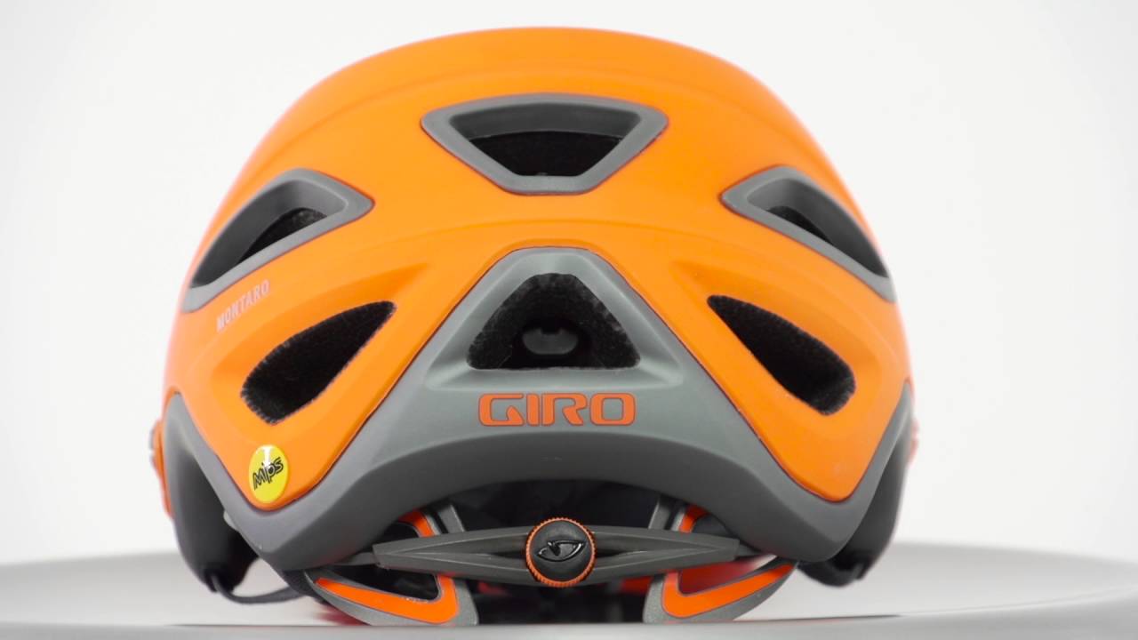 giro orange bike helmet