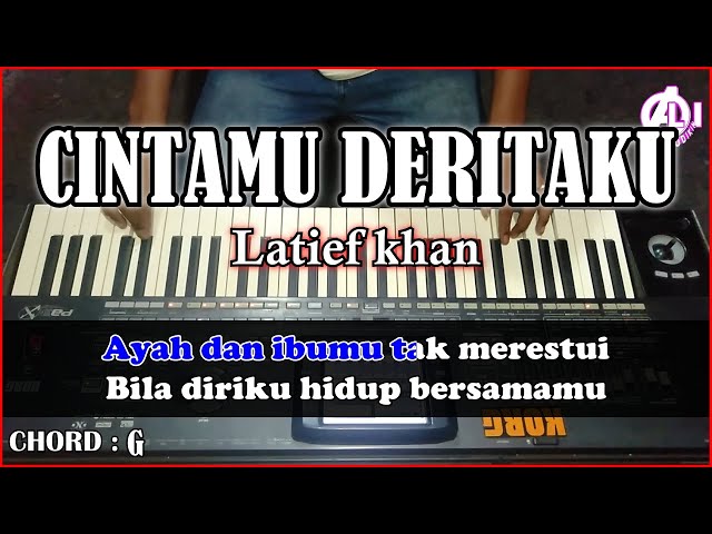 Latief Khan - CINTAMU DERITAKU | Karaoke Dangdut Korg Pa3x (Chord&Lirik) class=