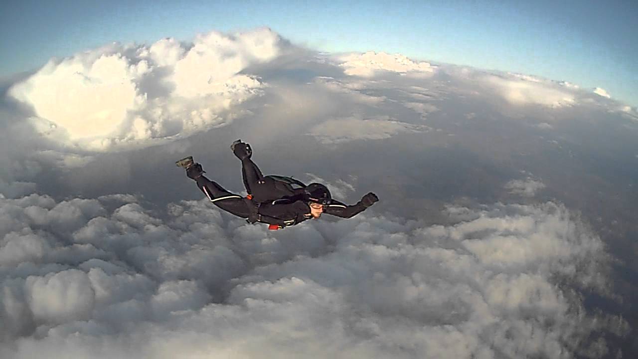 Skydiving BLicense check dive YouTube