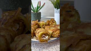 Рулетики из кабачков с творожным сыром и чесноком  #рецепты #cooking #закуска