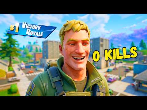 El JUGADOR que GANO sin una sola ELIMINACION en Fortnite!