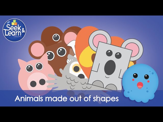 Animales figuras geométricas - YouTube