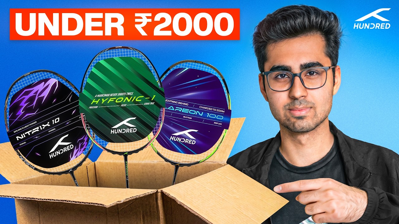 I Tested These New Rackets from Hundred - YouTube