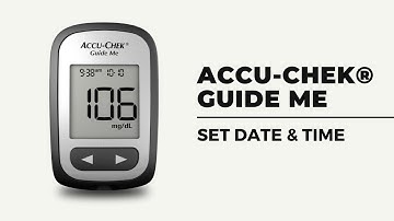 Change pre-set Date and time in Accu-Chek Guide Me Meter