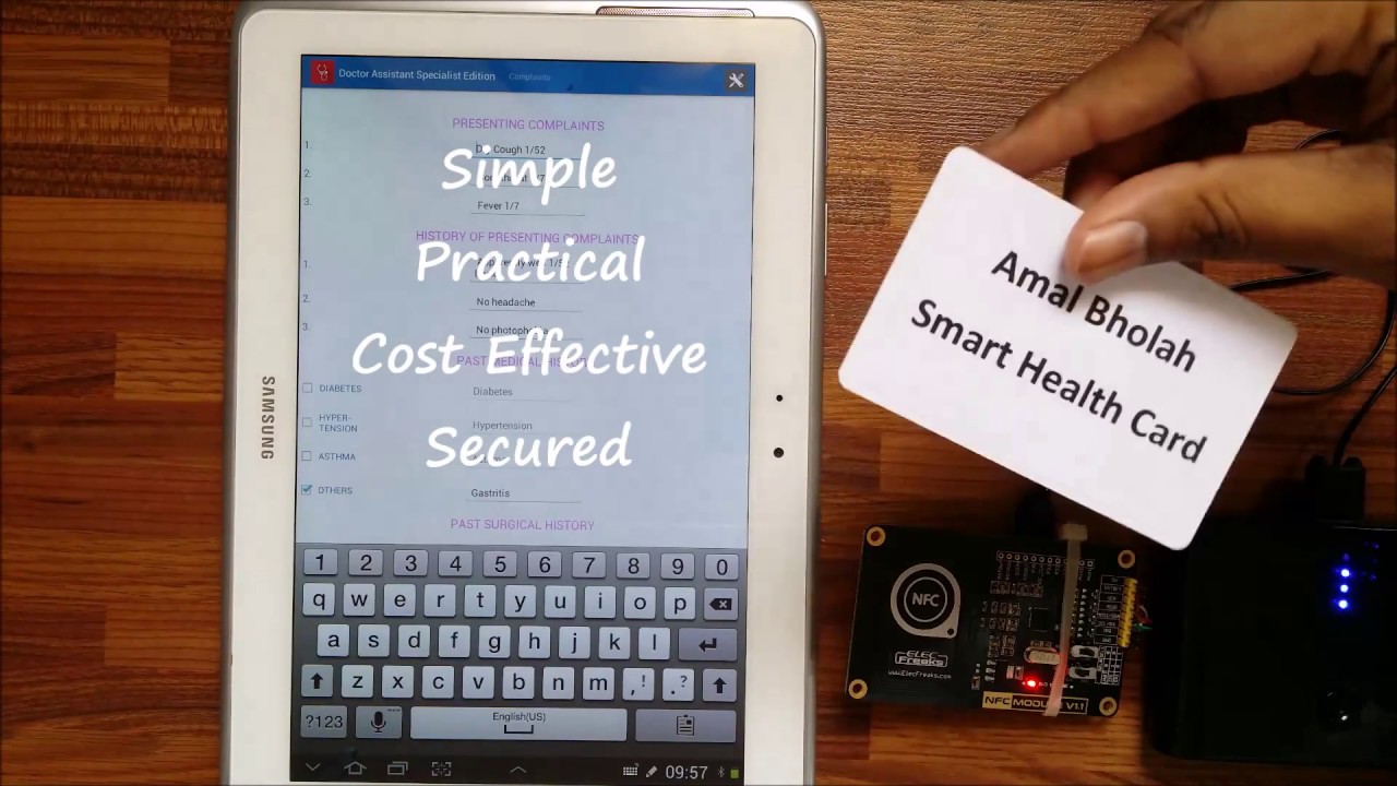 doctor assistant smart health card youtube