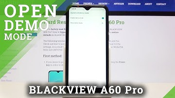 BLACKVIEW A60 Pro – Enable / Use Demo Mode