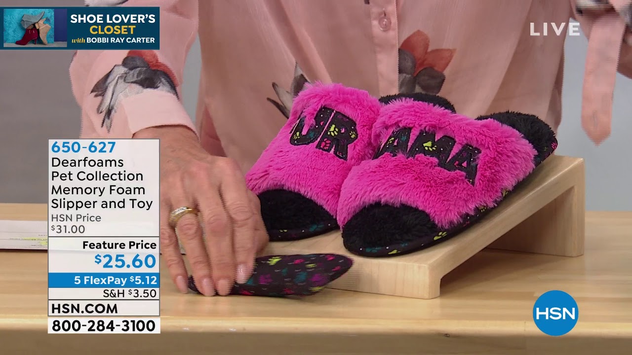 dearfoam cat nap slippers