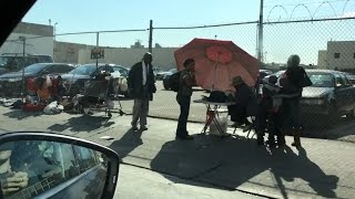 Лос-Анджелес – город бомжей? Район Skid Row, где живут 11 000 бездомных // Vlog 009