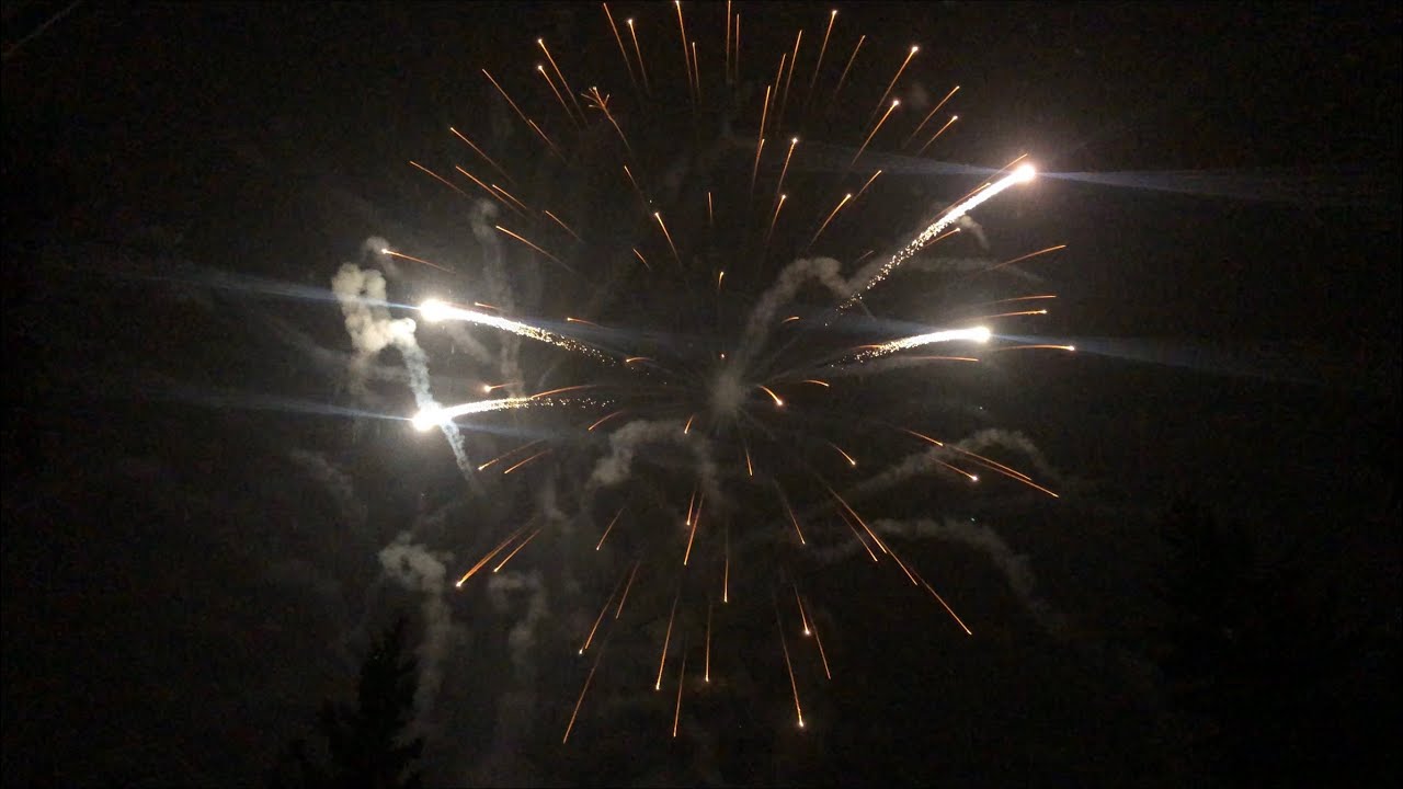 4” Gold Willow to White Strobe w/ Palm Pistil