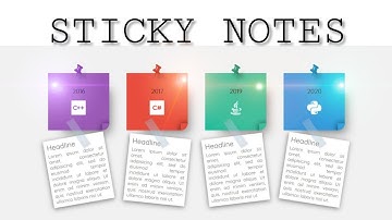 Creative Sticky Notes using HTML & CSS only