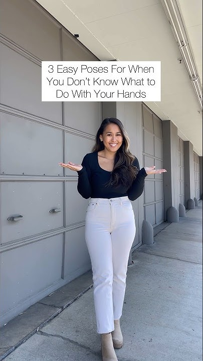 3 Easy Poses for When You Don't Know What to Do With Your Hands - YouTube