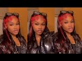 Halloween Red Skunk Flawless Style| Both Beauty and Affordable Ft Ashimary Hair