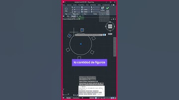 🚀 Aprende a copiar objetos alrededor de una circunferencia en AutoCAD | BASICOS DE AUTOCAD 15