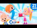 Cumpleaños Feliz y más canciones infantiles con Cleo y Cuquin | Familia Telerin