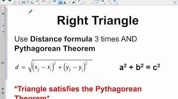 Coordinate Geometry Proofs - Triangles