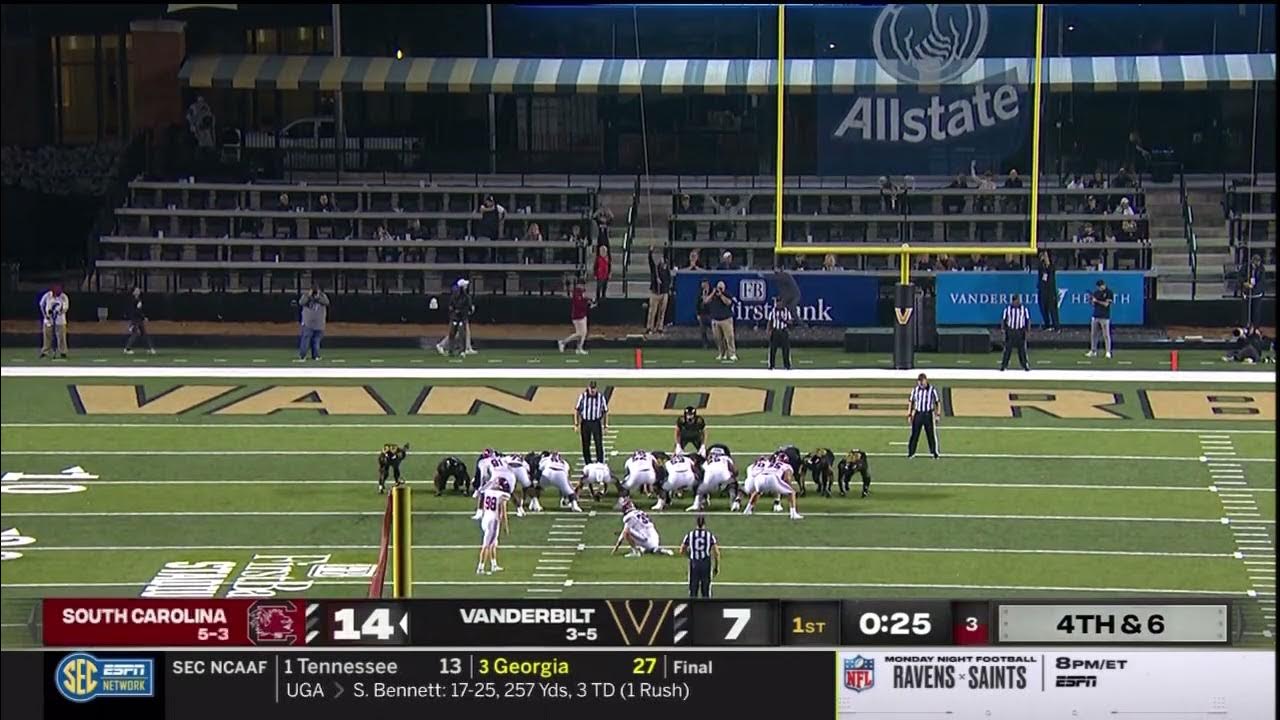 2022 USC vs Vanderbilt Mitch Jeter 31 Yd Field Goal YouTube