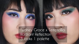 sydney grace x temptalia: radiant reflection (deep) [3 looks 1 palette] ep. 11