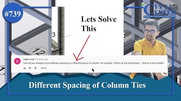 Revit Structure: How to Insert Lateral Rebars/Ties/Links in Columns with Different Spacing