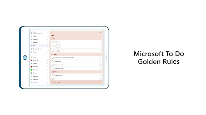 The golden rules of task management with Microsoft To Do