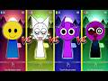 SPRUNKI OC  ANIMATED VS MODS VS PHASES VS PYRAMIXED COFFIN DANCE SONG COVER IN TILES HOP