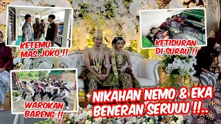 SEHARIAN DI ACARA NIKAHAN NEMO \u0026 EKA !! Gak espek bakal se-seru ini
