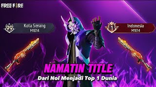 Namatin Title Dari Nol Sampai Top 1 Indonesia Di Akun Utama Tapi Shotgun Only