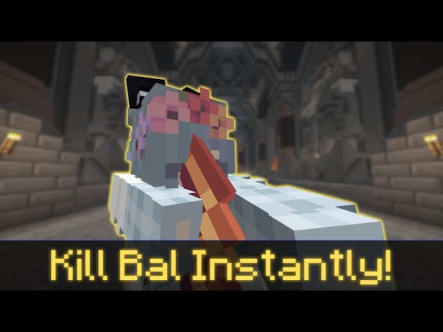 How to kill Bal INSTANTLY | Hypixel Skyblock class=