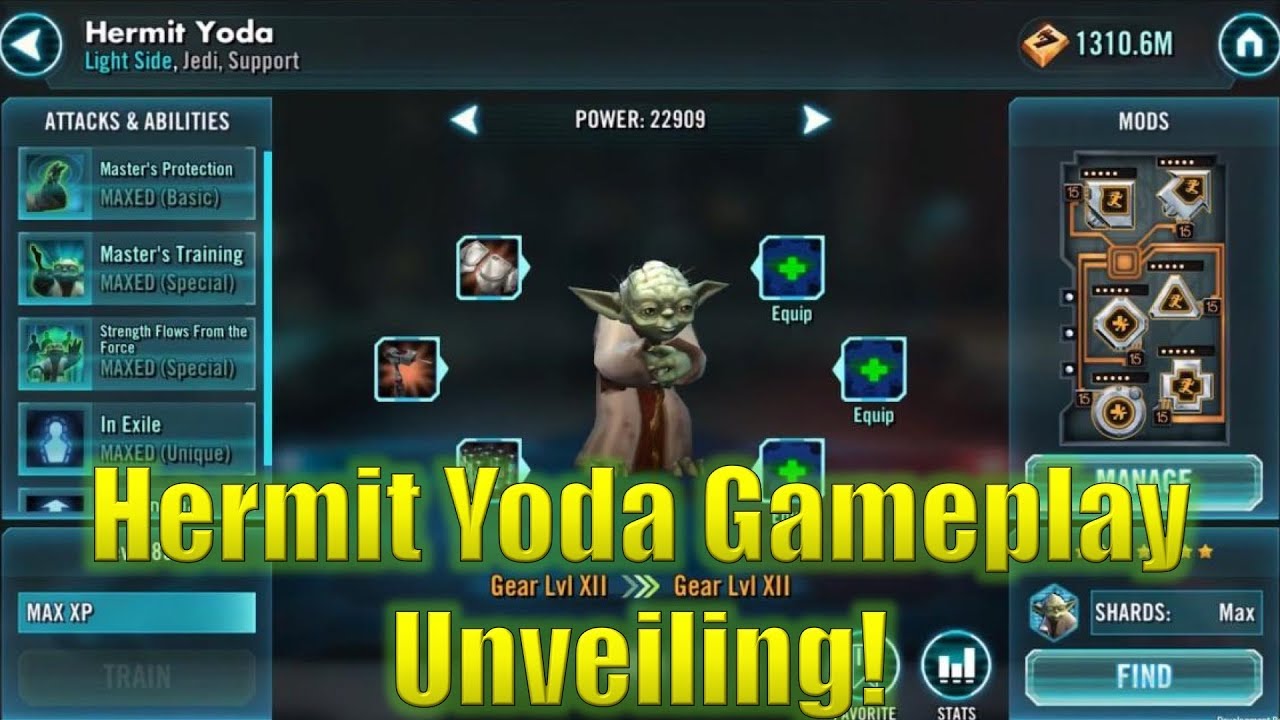 grand marnier Star Wars Galaxy of Heroes: Hermit Yoda Gameplay Unveiling!