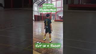Feinting futsal Cut in & Shoot flank skillfutsal