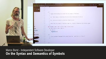 The Syntax and Semantics of Symbols by Marco Borst