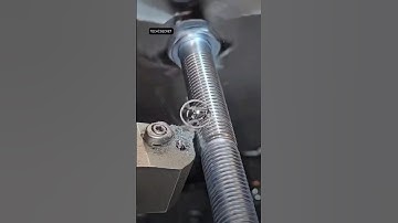 Industrial Thread Turning Machine | Thread Making Technology in Factory | Metal Turning Skills |