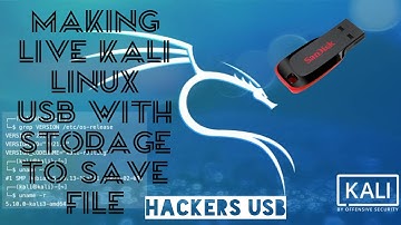 Kali Linux live usb with persistence(storage)