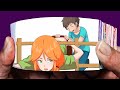 Slimegirl seduces steve  minecraft anime flipbook animation