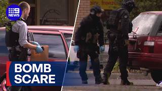 Carpark locked down over abandoned car bomb threat | 9 News Australia