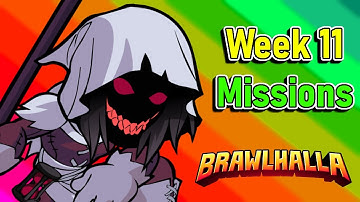 Battle Pass WEEK 11 Missions!! • Brawlhalla 1v1 Gameplay