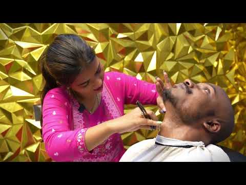 ASMR BEARD SHAVE BY MISS BARBER MISS BARBER