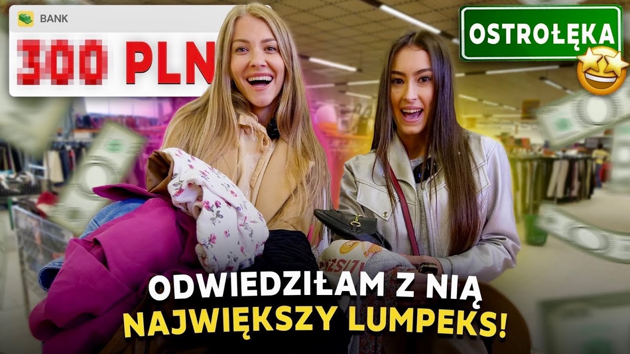 KUPŁYŚMY KILKANAŚCIE NOWYCH RZECZY W NAJWIĘKSZYM LUMPEKSIE?! 🤯 Ponad 300 zł za górę ubrań! 😱