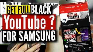 Enable YouTube System App Black Theme on Any Samsung Galaxy device | No ROOT required! #3