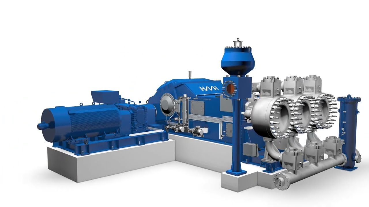 HMH Wirth™ Triplex Single-acting Piston Diaphragm Pump