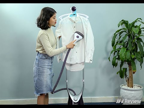 Đánh giá bàn ủi hơi nước đứng Philips ComfortTouch Plus GC558: Đặc trị vải mỏng và cầu kỳ