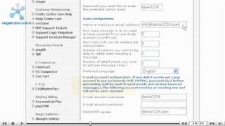 Installing phplist from Fantastico