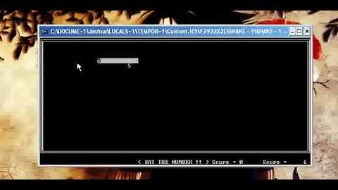 snake game in turboc