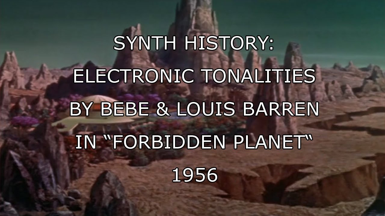 Forbidden Planet 1956   First ever electronic movie soundtrack