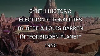 Forbidden Planet 1956 - First ever electronic movie soundtrack 
