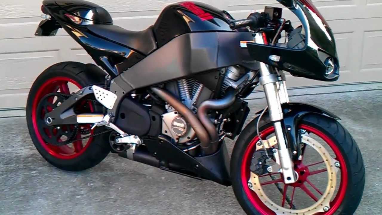 My 2007 Buell XB12R with D&D exhaust - YouTube