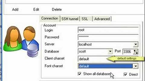 How to connect to MySQL database server through SHH tunnel