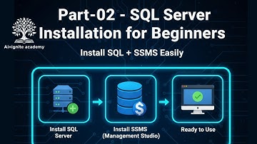 Part-02 - SQL Server Installation for Beginners | Install SQL + SSMS Easily | AI+Ignite Academy