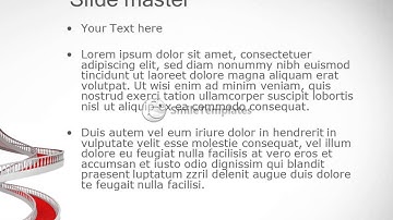 Red And White Spiral Stairs