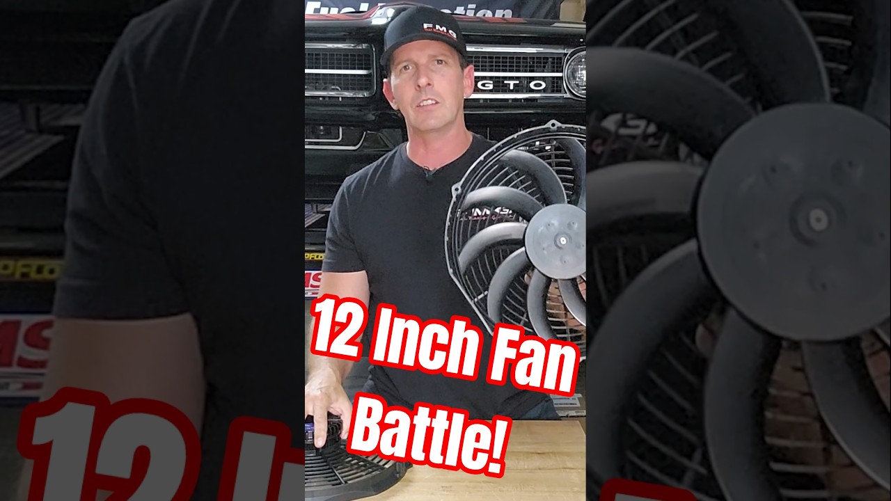 12 inch Fan Showdown: CFM, Amps, and Noise #automotive #testing #shorts