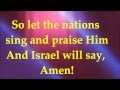 Paul wilbur  baruch adonai  el shaddai medley  lyrics